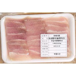 홍어(부광수산 냉동 250g) X5 어회 냉동회 손질 숙성허 슬라이스 수입