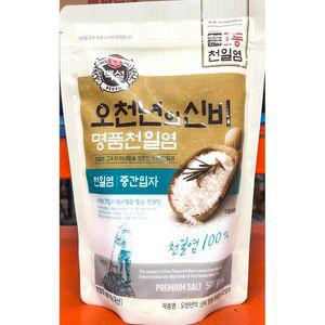 중간입자 천일염 백설 500gX12소금 조미료 양념 요리용 조리용 음식용