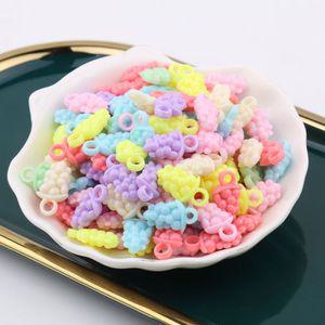 포도 과일 비즈 대용량 약500g 플라스틱 레진아트재료동대문 슬라임파츠 키링 공예 반지 모양 방울 구슬 세