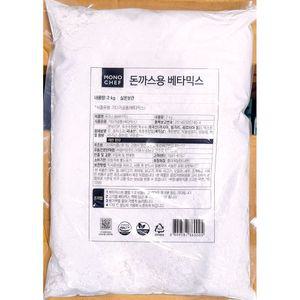 다이찌식품 돈까스용 배터 믹스 2Kg X5가루 용믹스 분말 파우더 파우다 베타 용분말 용다