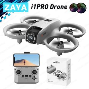 ZAYA i1Pro 드론 미니 쿼드콥터 HD 듀얼 카메라 드론장애물 회피 ESC 180 포함 ° FPV U RC 공중 장난감  i