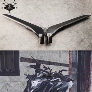 오토바이 바이크 보조 백미러 사이드 미러 회전 백미러용 범용 고정 바람 날개 KTM DUKE 125 200 390 690 990 1190 1290 1050 790