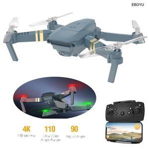무선 헬기 EBOYU-E58L RC 드론 LED 프로펠러 4K HD 카메라 고도
