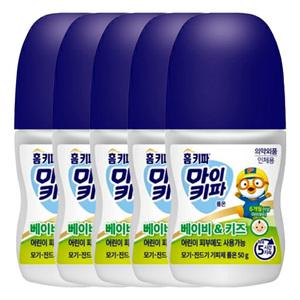 마이키파 베이비 앤 키즈 롤온 모기기피제 50g X 5개