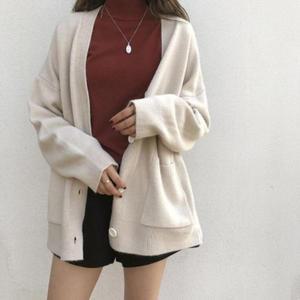 [셀러허브]브이넥 카디시크건 3컬러 여자 봄 여성 가을 학생 가디건 (S31576414)