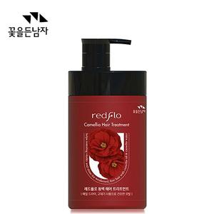 꽃을든남자 레드플로 동백 트리트먼트 1000ml 헤어팩 동백샴푸 동백린스 동백오일 컨디