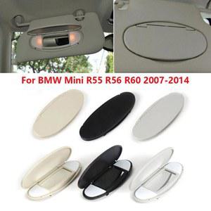 미니 쿠퍼용 자동차 프론트 메이크업 미러 커버 선바이저 BMW R55 R56 R60 2007 2014 용 선루프 차양막 플레이트