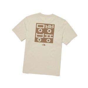 매장정품 THE NORTH FACE 노스페이스 NT7UQ55E TNF 한글 반팔티 4_SAND SHELL 311394