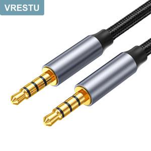 영상선 잭 3.5 오디오 케이블 수 3.5mm 하이파이 스테레오 라인 3 5 PC 원플러스 헤드폰 스피커 MP3 카벨 자동차 AUX 옥스 코드