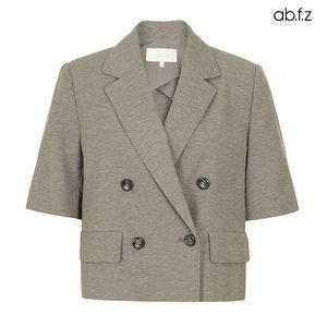 [정품] 에이비플러스 블랜딩 반팔 더블 숏 자켓 (AFX2HJ02A)597423
