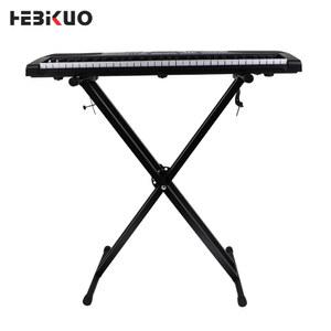 HEBIKUO Q 2XC 2 더블 조절 가능 X스타일 키보드 스탠드 거치대 88 키 신시사이저