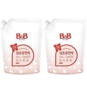 [비앤비]유아 섬유유연제 자스민로즈 1500ml 리필 2입