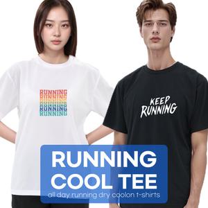 (무료반품) 러닝에센셜 반팔티 남자 여자 남성 여성 무지티 쿨티 티셔츠 쿨론티 기능성티셔츠 운동복 반팔