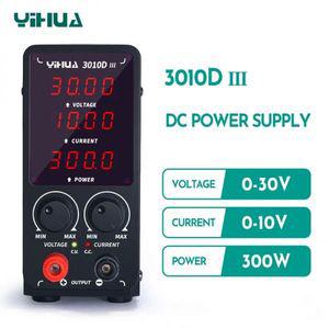 직류전원장치 YIHUA DC 전원 장치 디지털 랩 벤치 안정화 전압 기 스위치 3010D 30V 10A