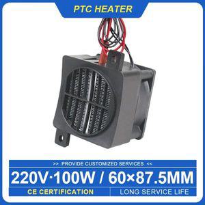 팬히터 난로 온풍기 PTC 히터 220V 100W 세라믹 팬 열 송풍기 인큐베이터 Ptc 서미스터 절연