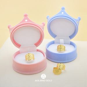 [아카링골드] 순금 아기백일 돌반지 아기천사,왕자 1g,1.875g,3.75g 한돈 1돈 반돈