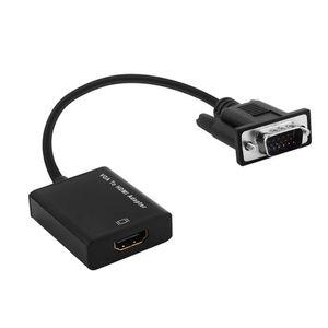 (무배+빠른출고) VGA RGV TO HDMI 변환 컨버터 젠더 모니터 RGB케이블