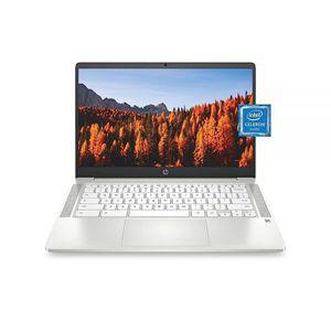 HP 크롬북 14 노트북 인텔 셀러론 N4020 4GB RAM 32GB eMMC 14인치 HD 마이크로 엣지 디스플레이 크롬 OS