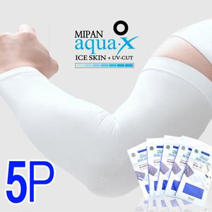 5세트 KC인증 국산 쿨토시 팔토시 팔목형 여름 남자 여성 자외선차단 자전거 등산 골프