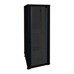 마하링크 ML-H1600B 32U H1600 D750 W600 슬림너트 강화유리 허브랙 통신랙 블랙