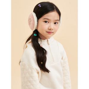 [매장정품] 빈폴 키즈 보아 플리스 귀마개 라이트 핑크