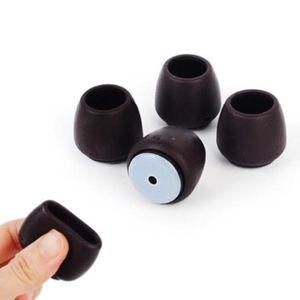 원형 의자캡 4P 적정 21-24mm 덮개 식탁 발소음방지 바닥보호 의자 패드 끌림 발캡 미끄럼 책상고정 커버