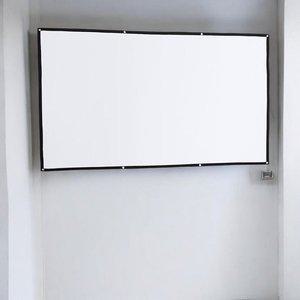 고품질 게더릭 이동형 빔프로젝터 스크린 (221x125cm) (16-9) 가정용빔스크린 가정용스크린 (WFHSCE9)