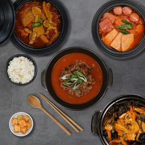 5+1 간편식 국내산 고기 육개장 묵은지 햄 돼지 김치 찌개 두루치기 짬뽕 한우 사골 엑기스 냉동 밀키트