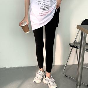 시원한 아이스 쿨링 원단 비침없는 8부 레깅스 빅사이즈 F~7XL 고무줄 쫄바지 접촉냉감 흡한속건 빠른건조