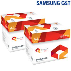 삼성 레드 A4용지 복사용지 80g 5000매 (2박스)