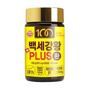 오뚜기 백세 강황환360환 커큐민120mg 비타민B 타우린