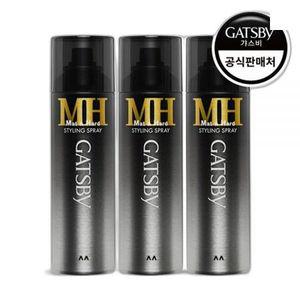 GATSBY 스타일링 스프레이 매트 앤 하드 200ml 3개