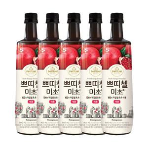 쁘띠첼 미초 석류 900ml 5개