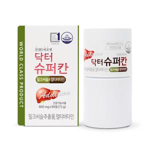[소비기한 25-08-07] 닥터슈퍼칸 밀크씨슬&멀티비타민 에디션 90정 x 1박스 (3개월분) / 임박상품