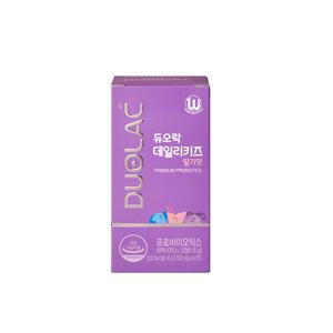 듀오락 데일리키즈 딸기맛 1통 30일분 어린이 유산균 프로바이오틱스
