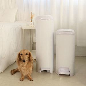 펫토리아 다이퍼지니 2종 35L 20L 강아지 아기 기저귀 배변 패드 냄새차단 2중 밀폐 페달 휴지통 쓰레기통