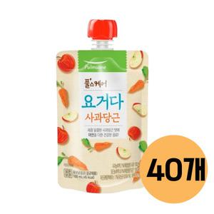 풀무원 요거다 사과당근 100ML 40개 어린이 음료 주스 유치원주스