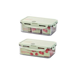 락앤락 비스프리 퓨어 직사각, 1L, 1개 + 직사각,칸칸이, 1L ,1개