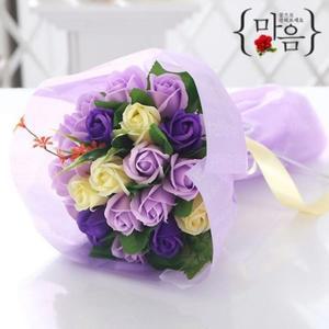 [BZJHJ2K1_4B]CO 장미 20송이 꽃다발 바이올렛 로즈데이