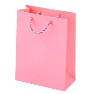 핑크 인기 무지 종이 쇼핑백 감성 12X 16cm 선물 봉투 (WFH59MW)