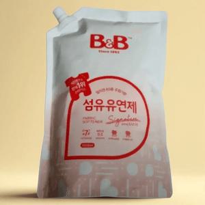 비앤비 섬유유연제 시그니처 자스민 로즈 리필 1500ml 3개