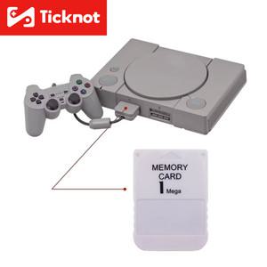 cf카드 메모리카드  TicKnot 1MB 메모리 카드 1 메가 저장 플레이스테이션1 PS1 게임 콘솔용