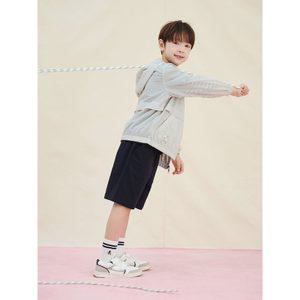 [BEANPOLE KIDS] 에어리 한줌 바람막이 점퍼  라이트 그레이 (BI5339U052)