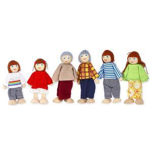 어린이집 소통놀이 3대가족 관절인형6인세트 놀이체험