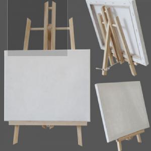 무지 아크릴 유화 캠버스 미술 그리기 재료 면천 미니 캔버스30cm-40cm