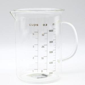 마카 유리 계량컵 비커 용량 제빵 1000ml 계량기 도구 계량용 베이킹 용품 제과