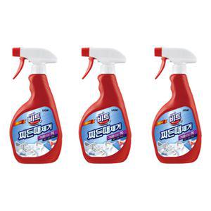 비트 찌든때제거 500ml 3개입 라이온코리아 스프레이찌든 찌든세제 얼룩 세탁 보조 보조제 찌든