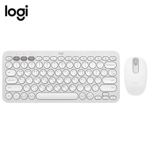 장패드증정 로지텍 K380S+M196 화e트 한글각인 블루투스 키보드 무소음 마우스세트