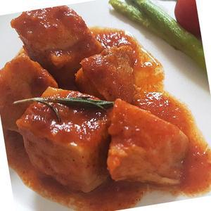 VM 더 맛있는 큐브 닭가슴살 100g 불닭소스 10팩업소용 단체용 식당용 급식용 대용량 식자재