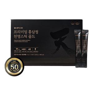 서울약사신협 프리미엄 홍삼정 천명스틱 골드 10ml, 100입, 1개